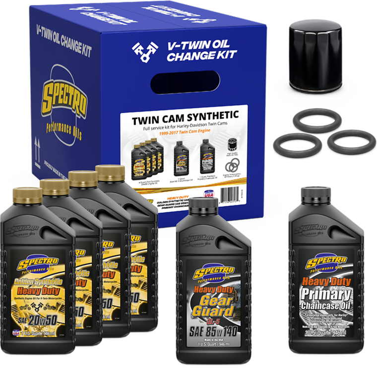 Spectro - V-twin Full Oil Service Kit Tc Synthetic - 311476