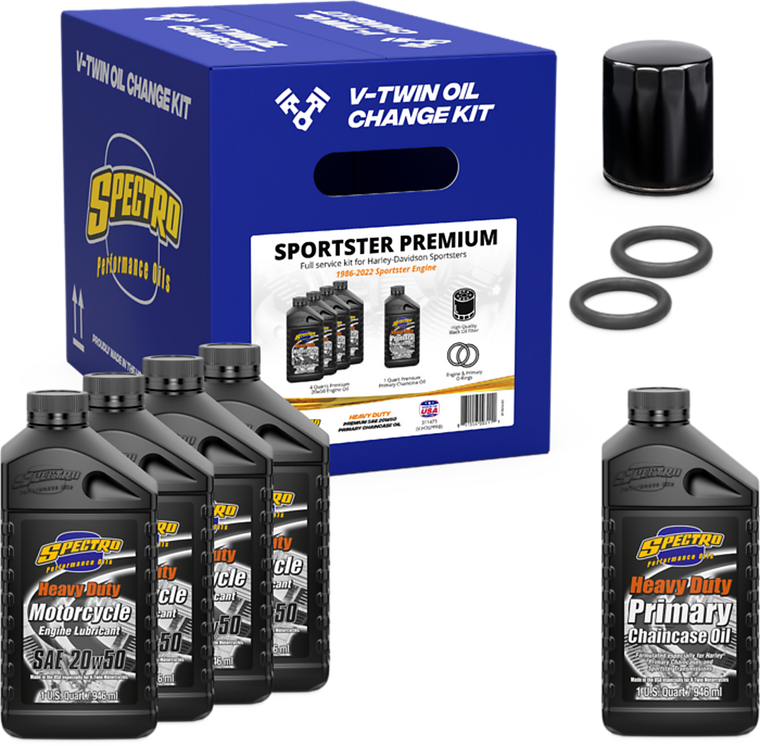 Spectro - V-twin Full Oil Service Kit Xl Premium - 311473