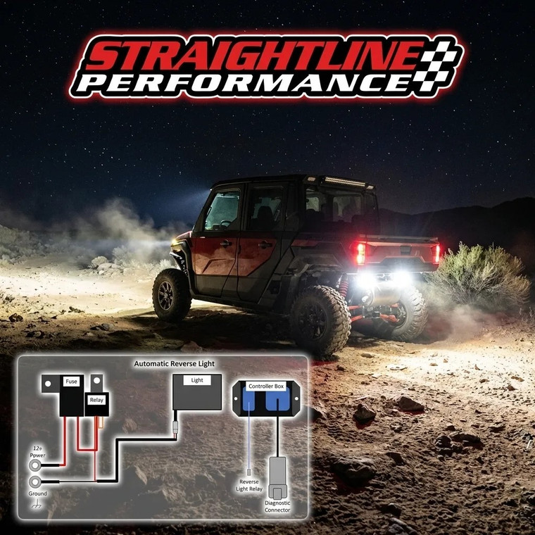 Straightline - Smart Wire Reverse Light Kit Single Light Pol - 287-108