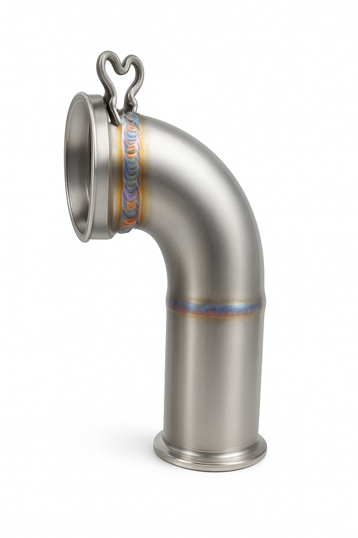 Straightline - Wastegate Outlet Pipe Pol Boost `22-up - 132-163