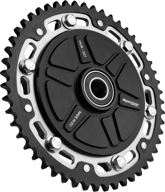 Supersprox - Cushdrive Conversion 51t Sprocket  Blk  Sil  Blk - KIT_227-725:51