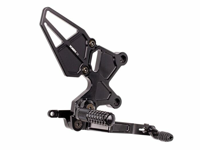Vortex - Rear Set Complete Blk Kaw - RS434K