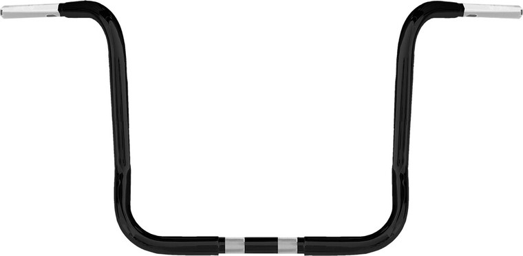 Wild 1 - Chubby 10" Bagger Ape Hanger Black Flhx `24-25 - WO578NCB