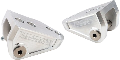 Works - Foot Peg Mount Aluminum Kx250/450 - 20-525