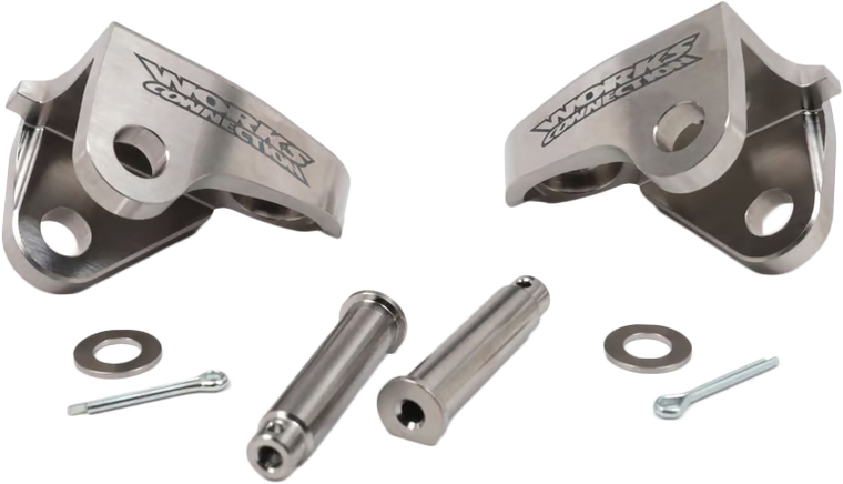 Works - Foot Peg Mount Titanium Crf250/450 - 20-520
