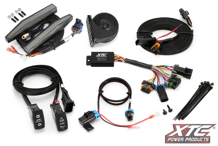 Xtc Power Products - Auto Turn Signal Kit W/ Horn And Front Drl Lights Can - ATS-POL-XP16-DRL