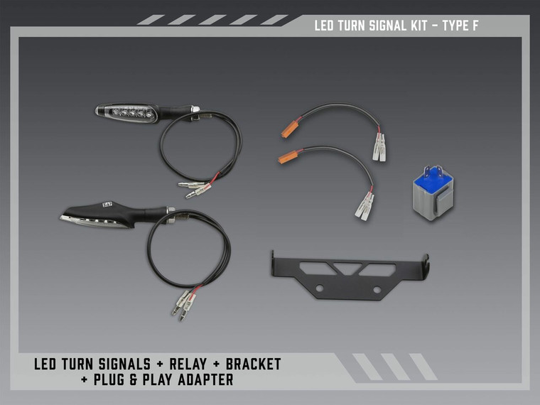 Yoshimura - Fe V2 Stnd Led Turn Sig Kit F - 075BG-STD-F-K