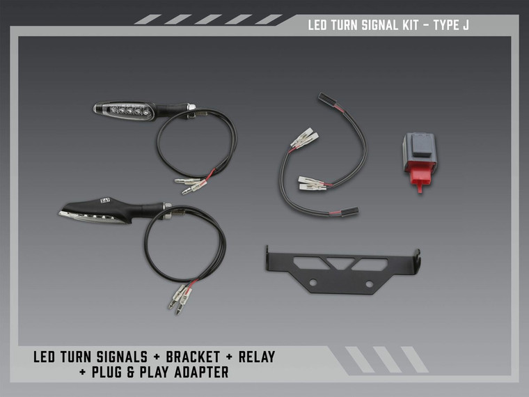 Yoshimura - Fe V2 Stnd Led Turn Sig Kit J - 075BG-STD-J-K