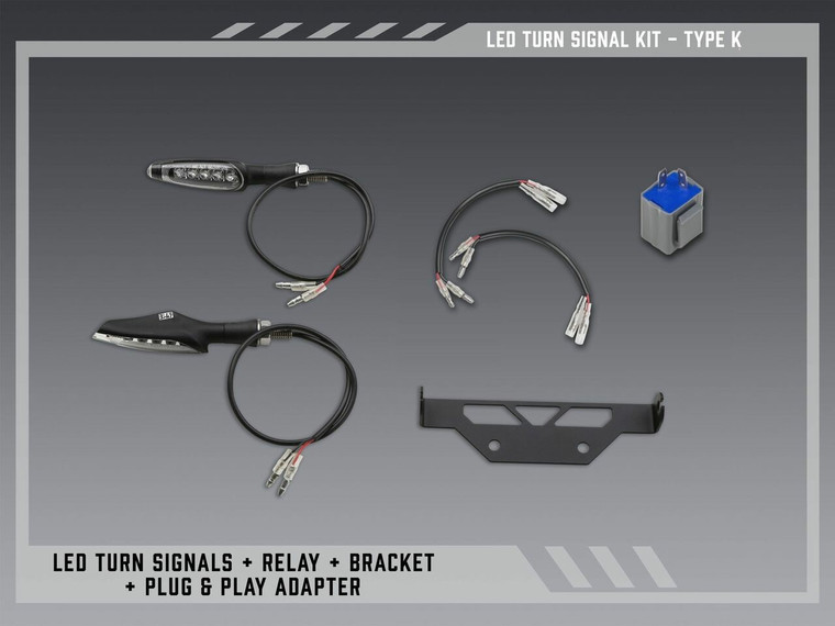 Yoshimura - Fe V2 Stnd Led Turn Sig Kit K - 075BG-STD-K-K