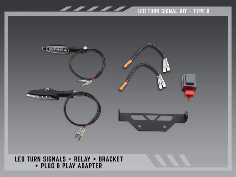 Yoshimura - Fe V2 Stnd Led Turn Sig Kit Type D Hon - 075BG-STD-D-K