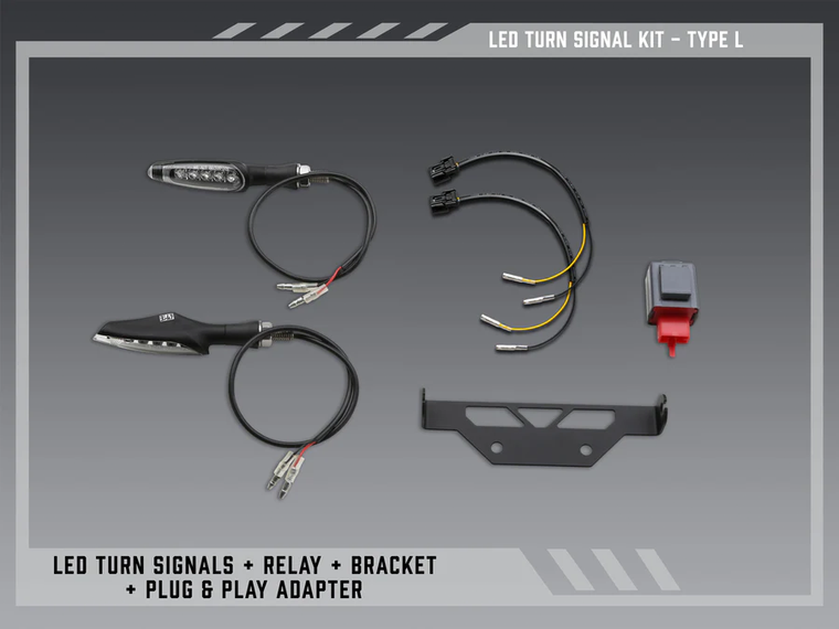 Yoshimura - Fe V2 Stnd Led Turn Sig Kit Type L Kaw - 075BG-STD-L-K