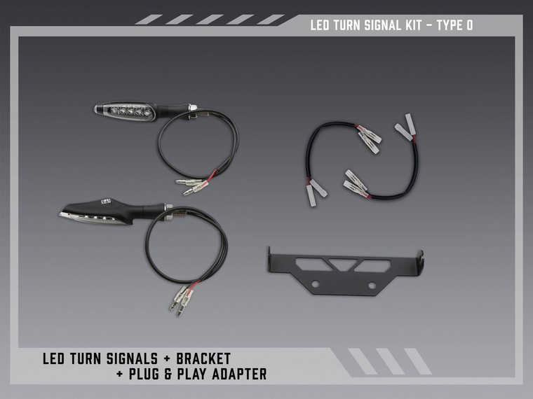 Yoshimura - Fe V2 Stnd Led Turn Sig Kit Type O Tri - 075BG-STD-O-K