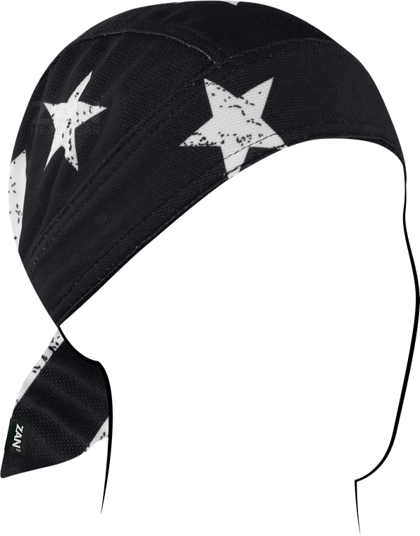 Zan - Flydanna Poly Micromesh Black/white Flag - ZM091