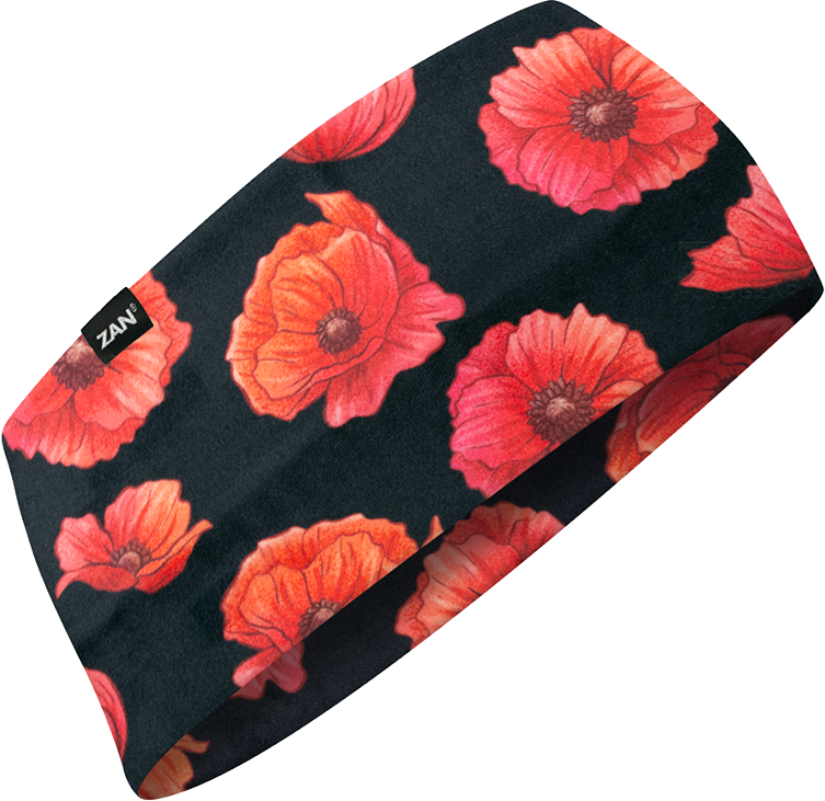 Zan - Sportflex Headband Poppies - HBL209