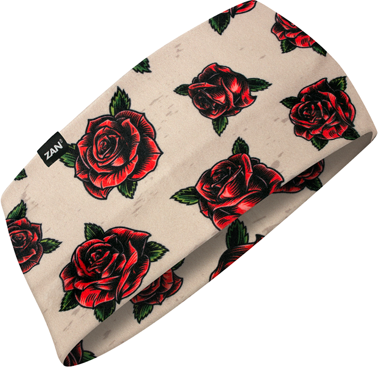 Zan - Sportflex Headband Tatto Roses - HBL207