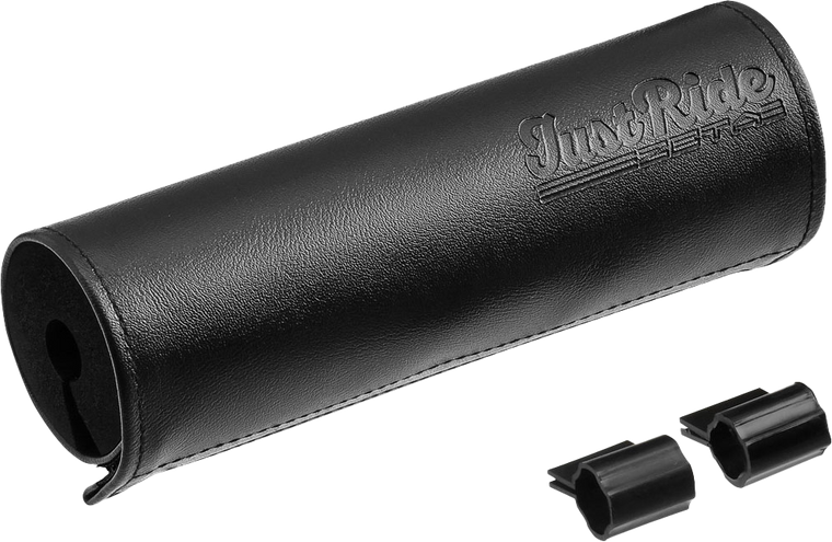 Zeta - Handlebar Bar Pad Leather 165mm Black - ZE47-9510