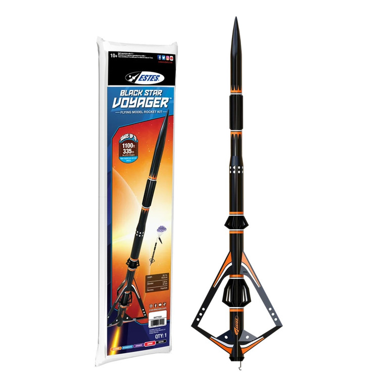Estes Rockets - Black Star Voyager Model Rocket Kit - 7222