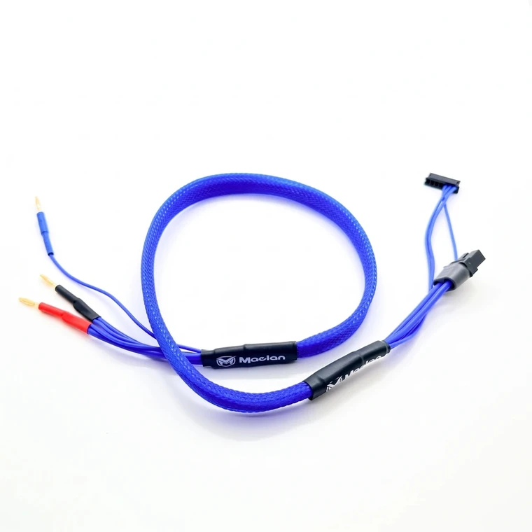 Maclan Racing - 2S Mini Z Charge Cable 16AWG, 60cm - MCL4514