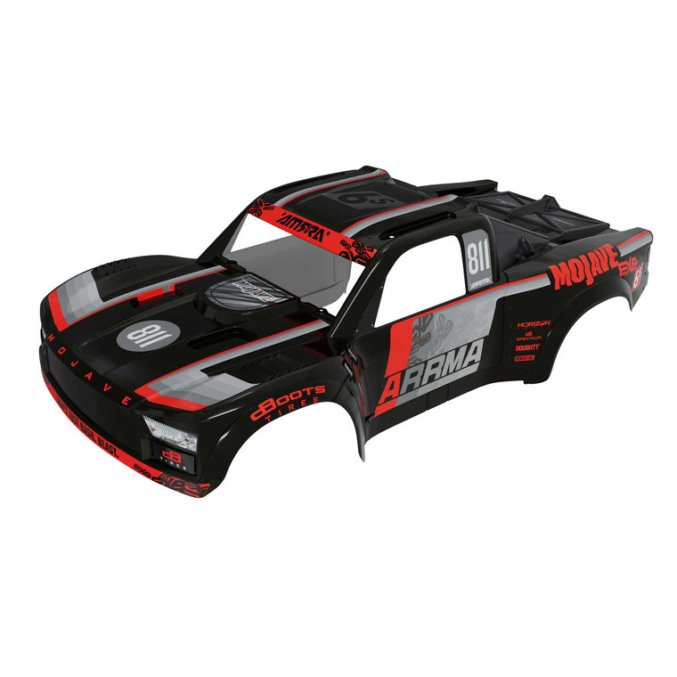Arrma - MOJAVE 6S EXB PAINTED DECALLED TRIMMED BODY (BLACK) - -4443