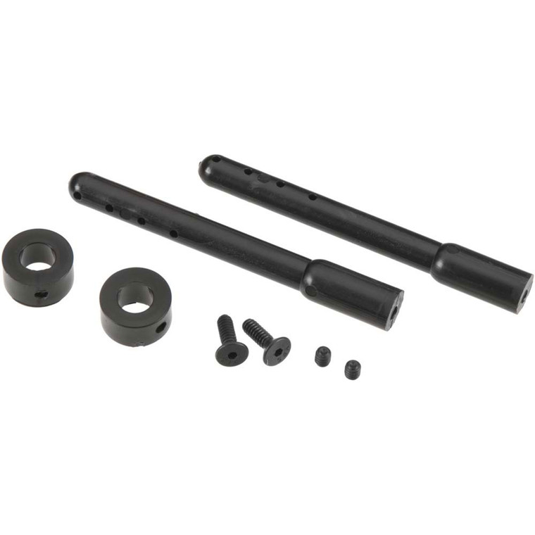 Duratrax - Nylon Body Post Black 2.5 (2) - C2616