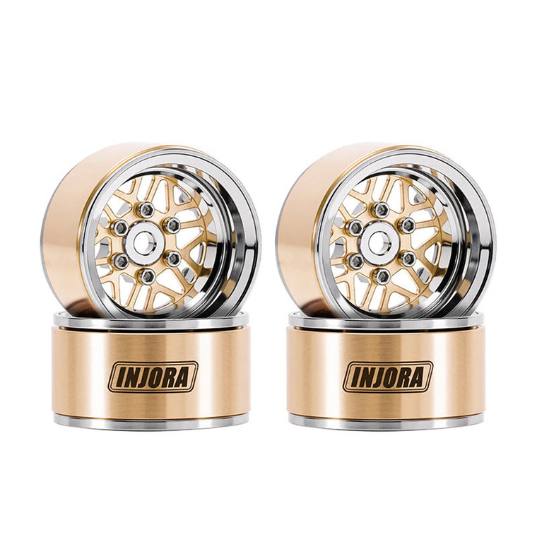 Injora - 1.0" ModuWheel Beadlock Wheels (MW1014) - YQW-MW1014SR