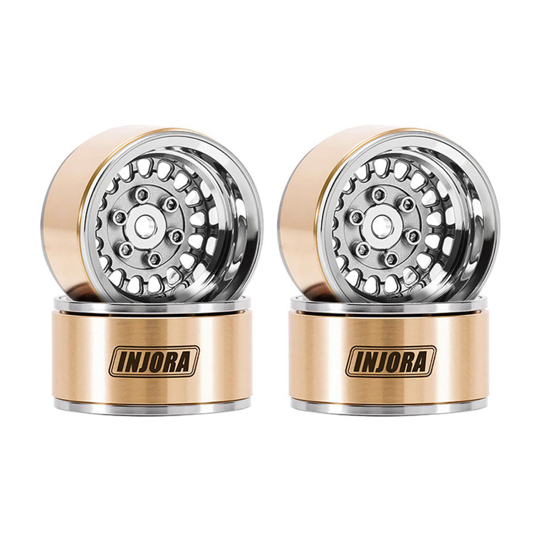 Injora - 1.0" ModuWheel Beadlock Wheels (MW1016) - YQW-MW1016GL
