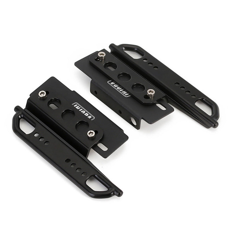 Injora - Metal Rock Sliders for SCX24 JLU Deadbolt Bronco - SCX24-66BK