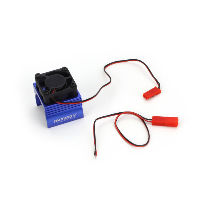 Integy - Super BL Motor Heatsink / Fan, Blue: 1/16 ERV/SLH - C23141BL