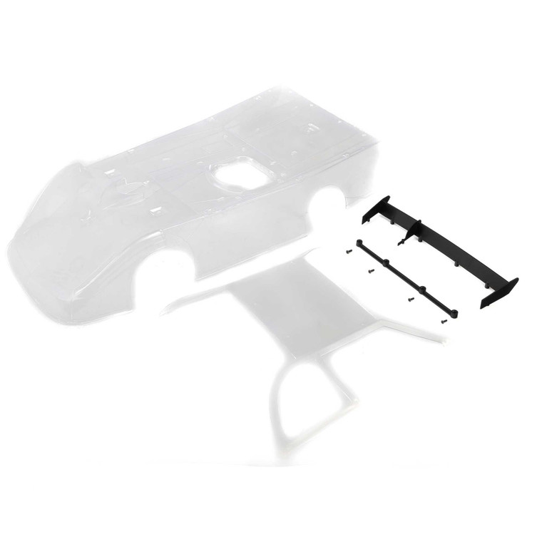 Losi - Body, Clear: 22S DLM - -4248
