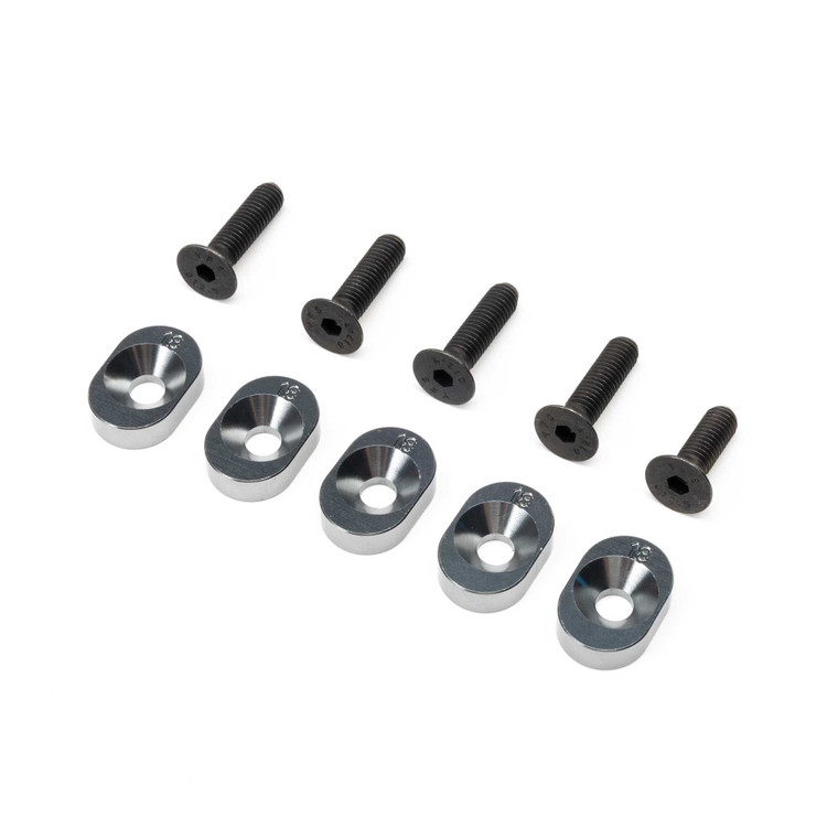Losi - Engine Mount Insert & Screws,18/67 (5): 5IVE-TG 3.0 - -4156