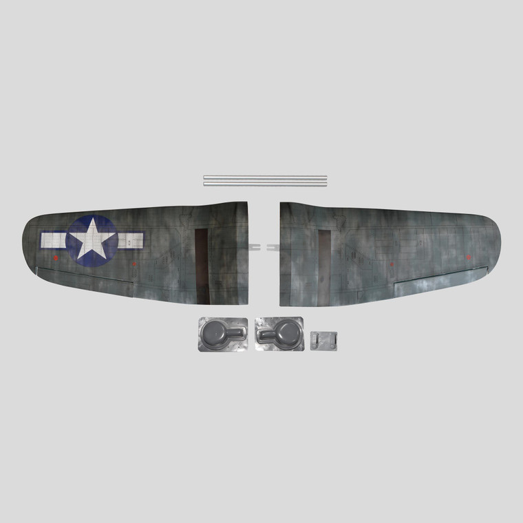 Phoenix Model - Wing set F4U CORSAIR 59'' W/Electric Retract Size .46 -.55 ARF V2 - PH2241