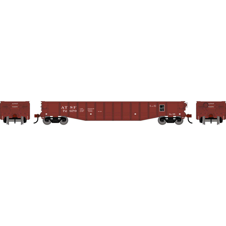 Roundhouse - HO RND 50' Gondola, ATSF #72679 - -4855