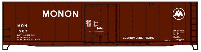 Accurail - HO 50'Plug Door Insulated Steel BC Monon - 5139