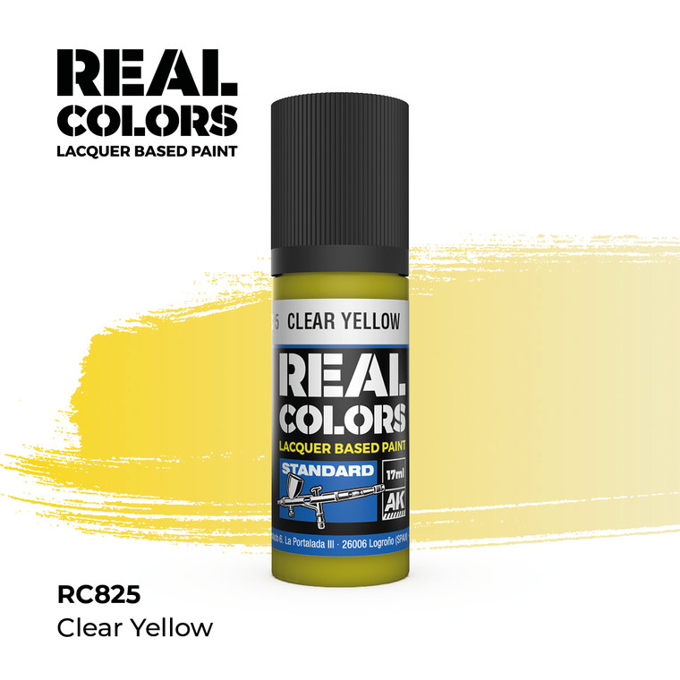 AK Interative - RC825 Clear Yellow 6pk - 825