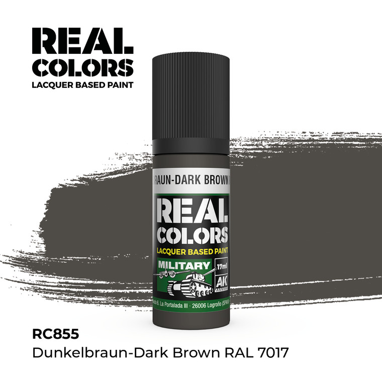 AK Interative - RC855 Dunkelbraun-Dark Brown RAL 7017 6p - 855