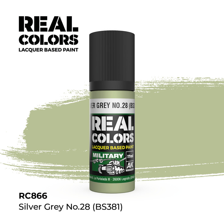AK Interative - RC866 Silver Grey #28 6pk - 866