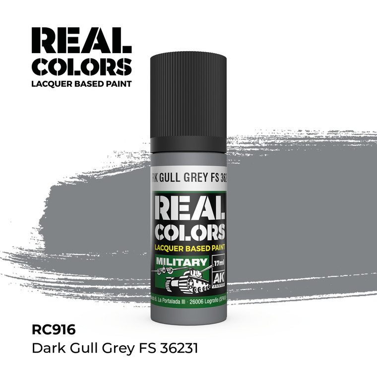 AK Interative - RC916 Dark Gull Grey FS 36231 6pk - 916