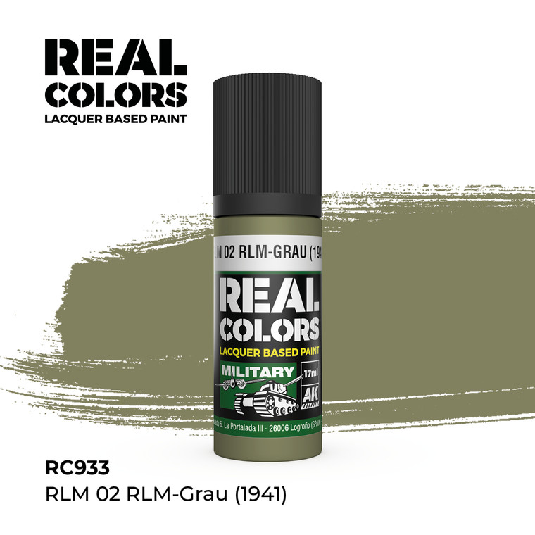 AK Interative - RC933 RLM 02 RLM-GRAU 1941 6pk - 933