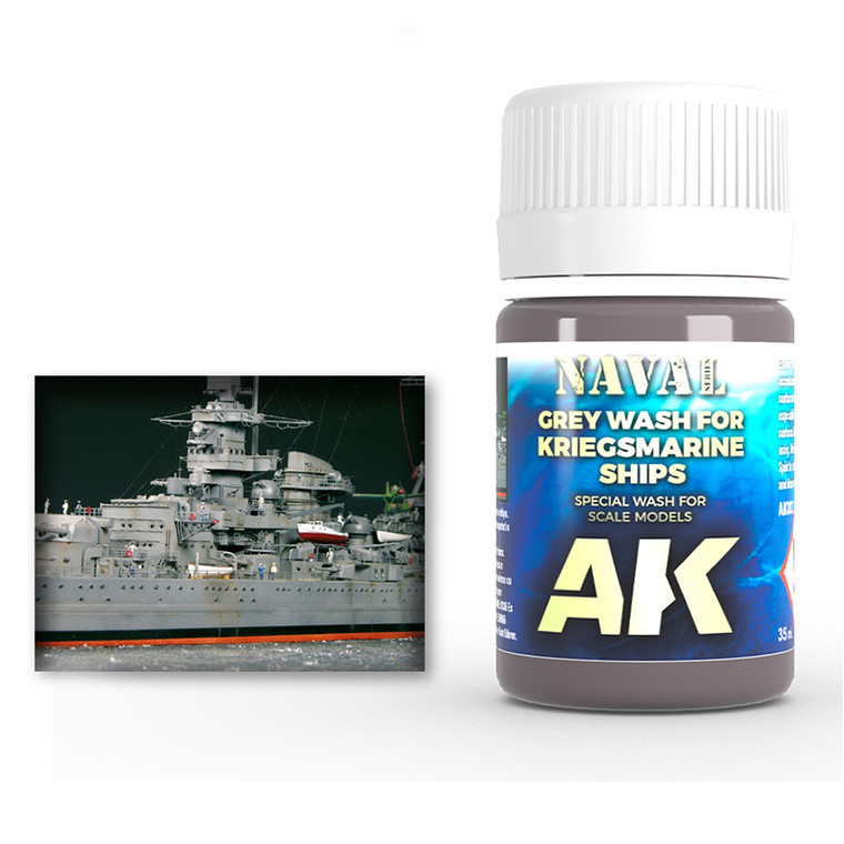 AK Interative - Wash Grey Wash for Kriegsmarine 6pk - 303