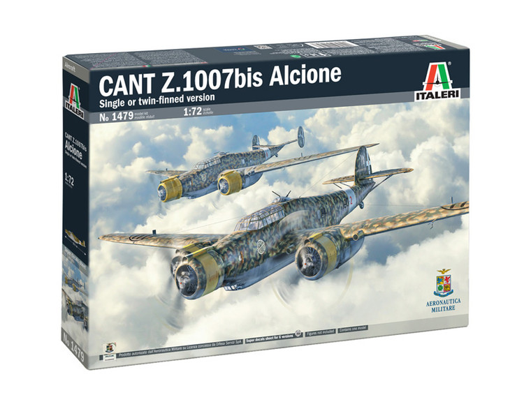 Italeri Model Kits - Cant Z.1007 Alcione 1:72 - 1479