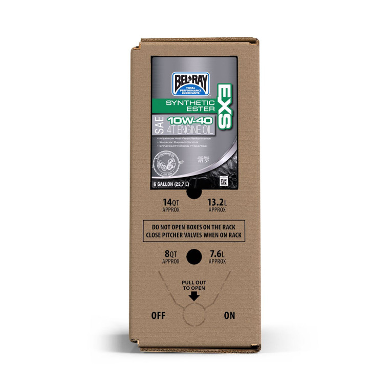 Bel-ray - Exs Full Syn Ester Oil 10w40 6gal Bag In Box - 301126150033