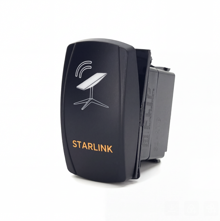 Flip - Starlink Accessory Switch Pro Series Backlit - SC1-AMB-A63