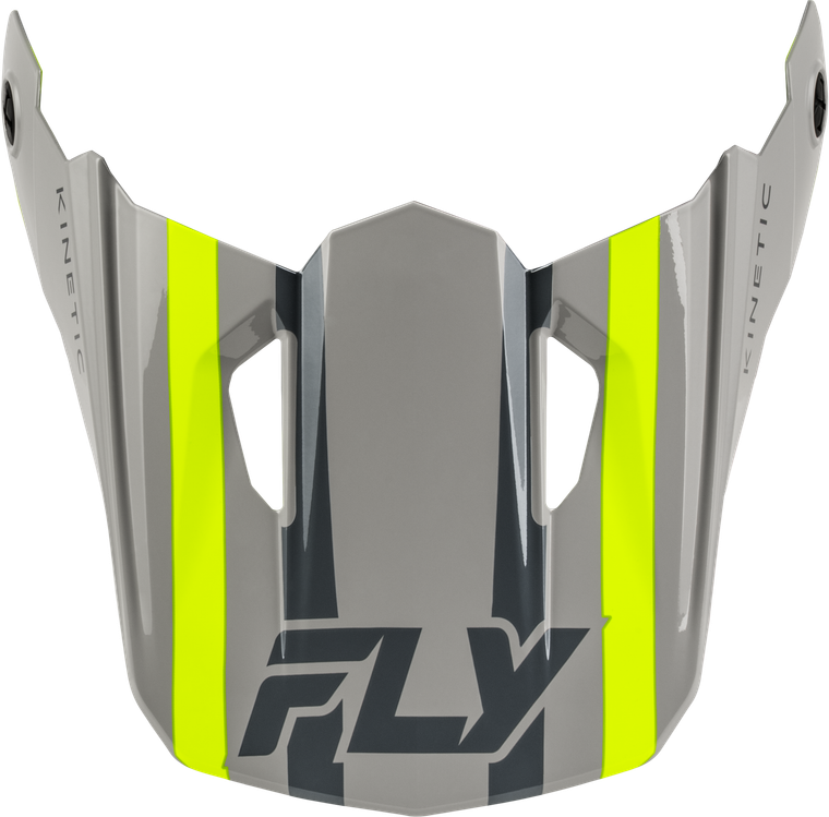 Fly Racing - Kinetic Sync Helmet Visor Grey/hi-vis Xl/2x - 73-2004VX