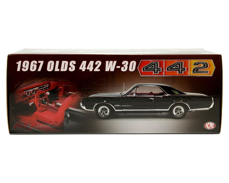 Acme 1:18 1967 Oldsmobile 442 W-30 - Black - Limited 1 Of 690 - Diecast