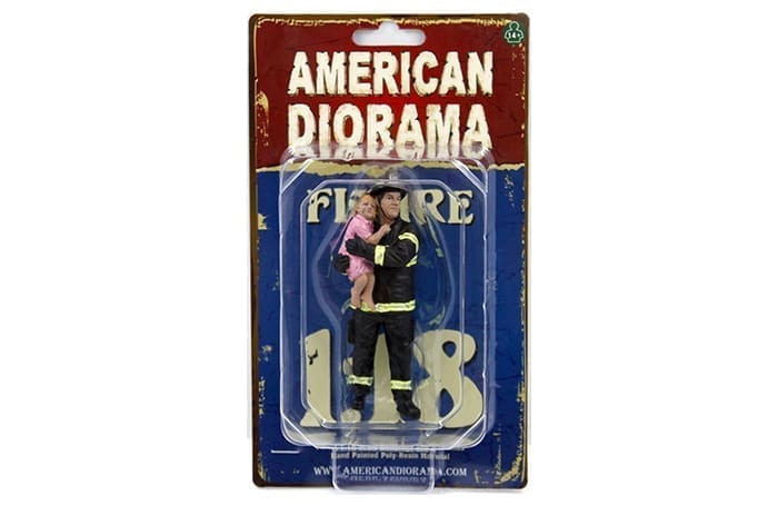American Diorama 1:18 Firefighter - Saving Life - Diecast
