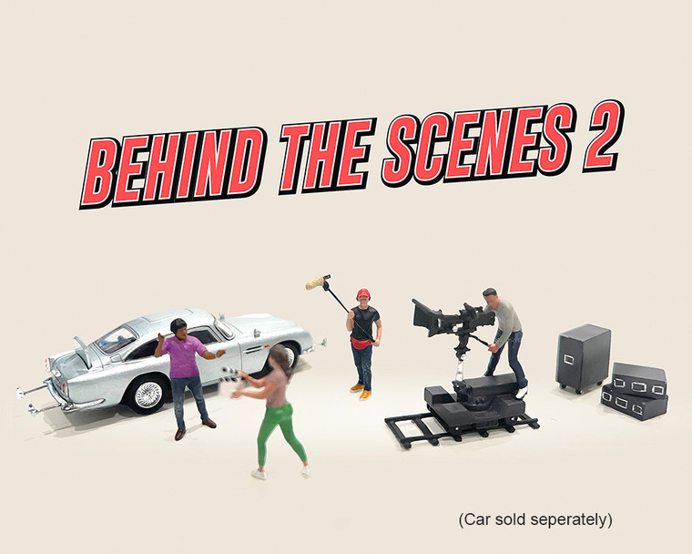 American Diorama 1:64 Figures Behind The Scenes Ii - Mijo Exclusive - Diecast