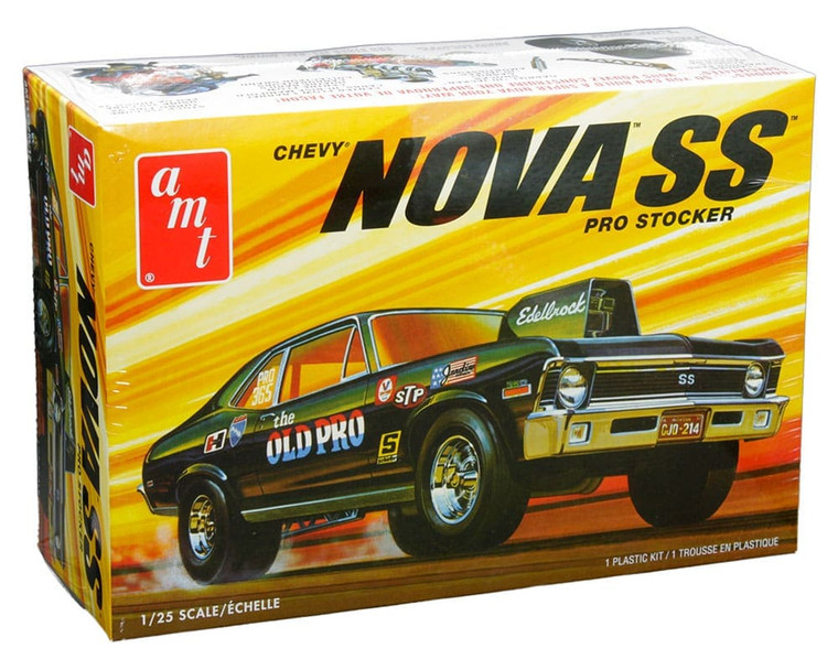 Amt Model Kit 1:25 Chevrolet Nova Ss Pro Stocker - Diecast