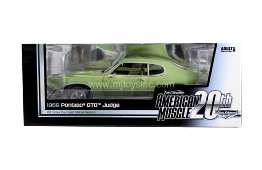 Auto World 1:18 20th Anniversary 1969 Pontiac Gto Judge - Diecast