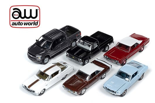 Auto World 1:64 Premium 2019 Release 4 Version B Assortment (6 Styles) - Diecast