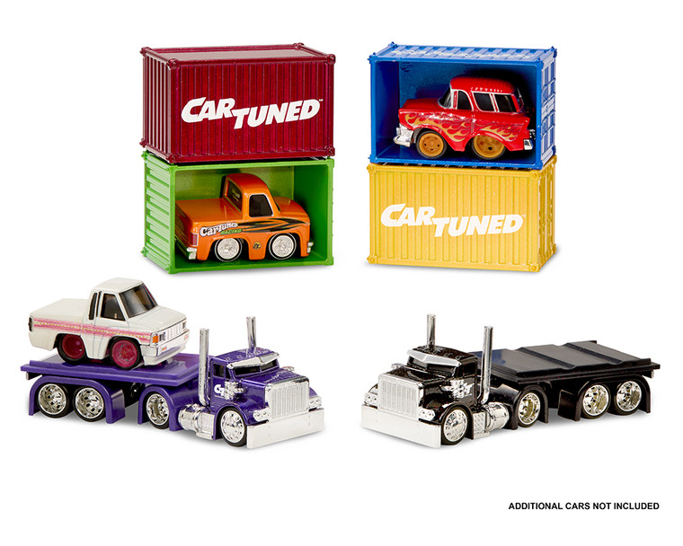 Cartuned 1:64 Container Rigs Series 1 - Assortment - Diecast